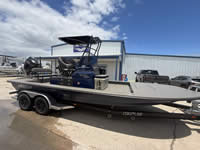 Jireh Shallow Draft Fishing Boat, built in Port O'Connor Texas.